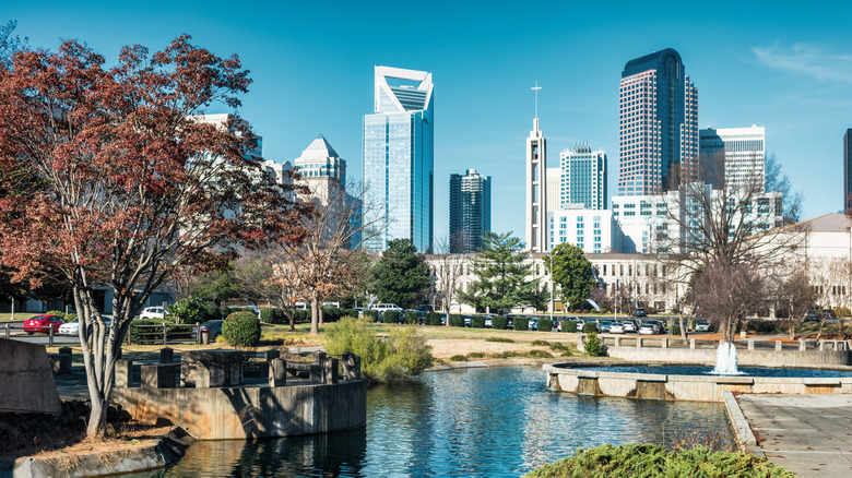 Skyline of downtown Charlotte