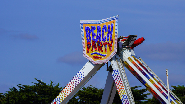 A view of a famed ride at the Coney Beach theme park