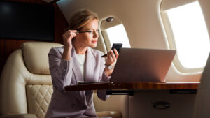 Why Dermatologists Warn Against Wearing Makeup On A Flight

