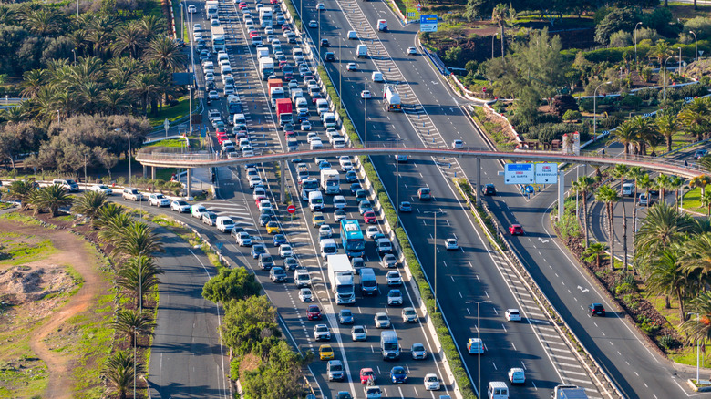 heavy congestion in Gran Canaria