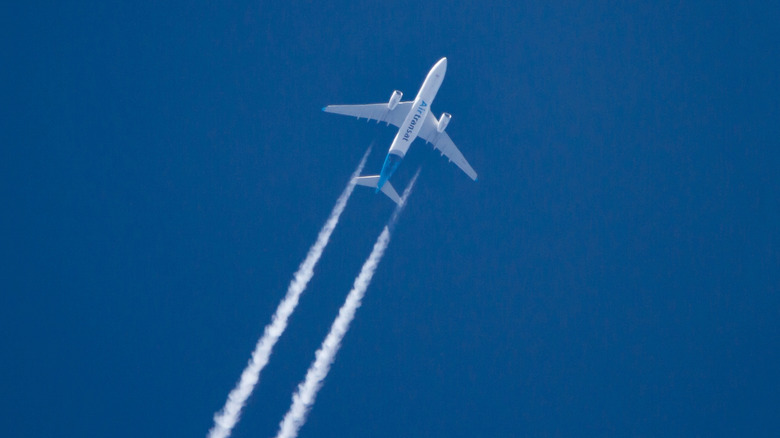 Air Transat plane in flight