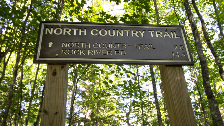 north country trail signage