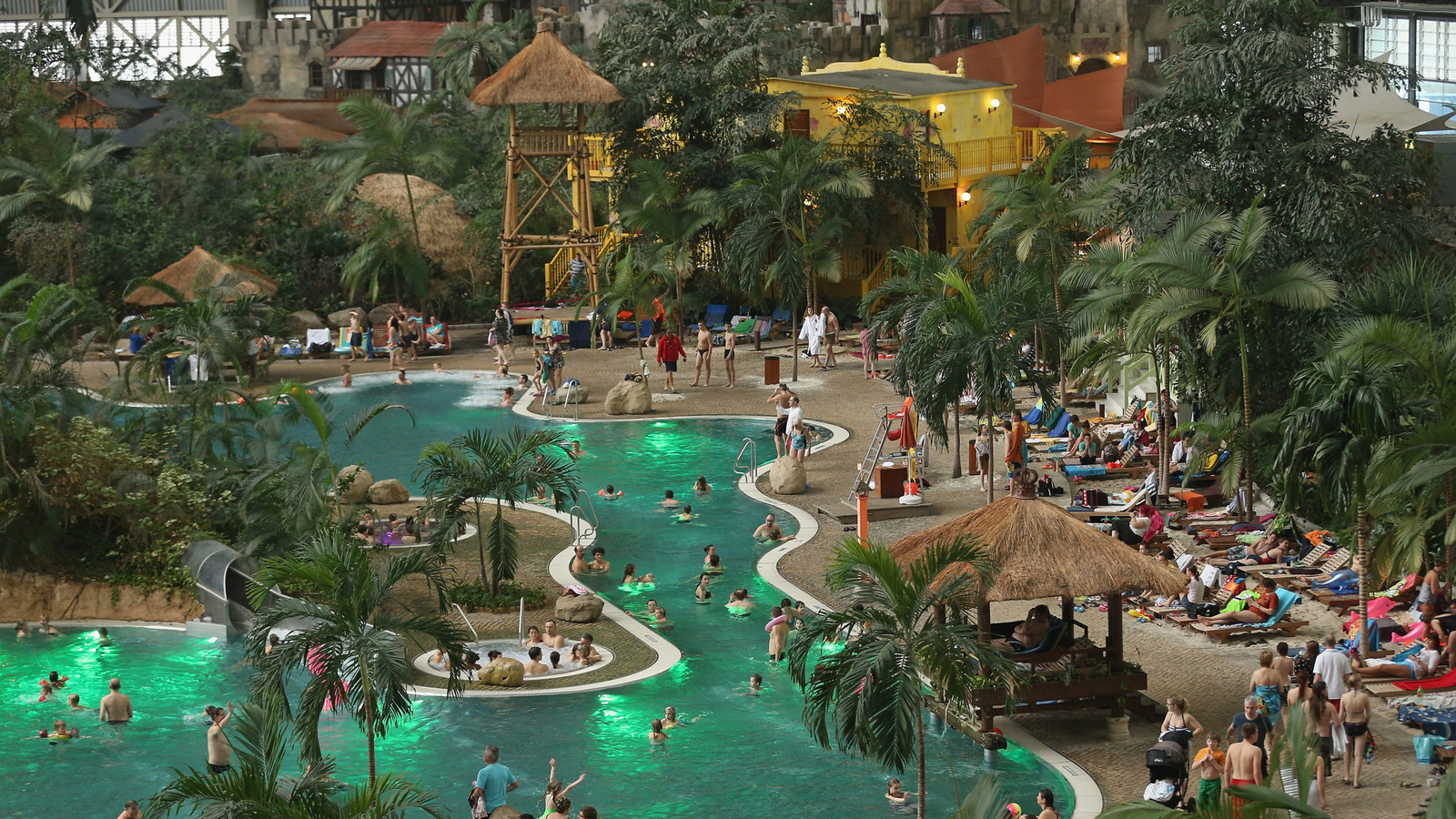One Of The World's Largest Water Parks Is A European Gem With Tropical Vibes

