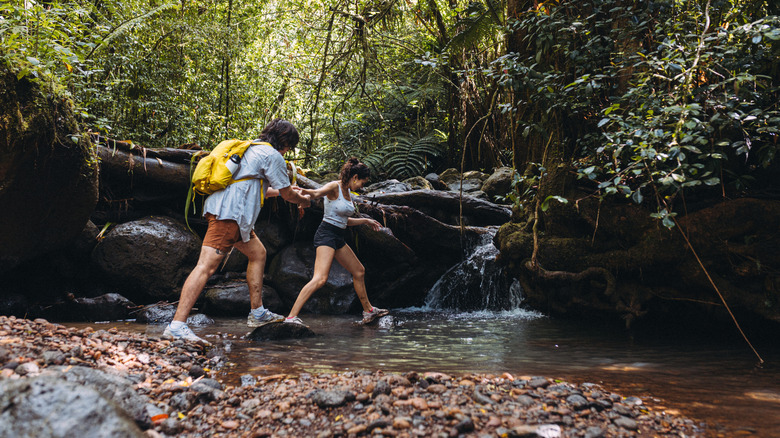 hikers in Hawaii