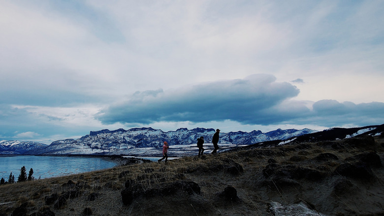 Hiking in Jasper National Park.