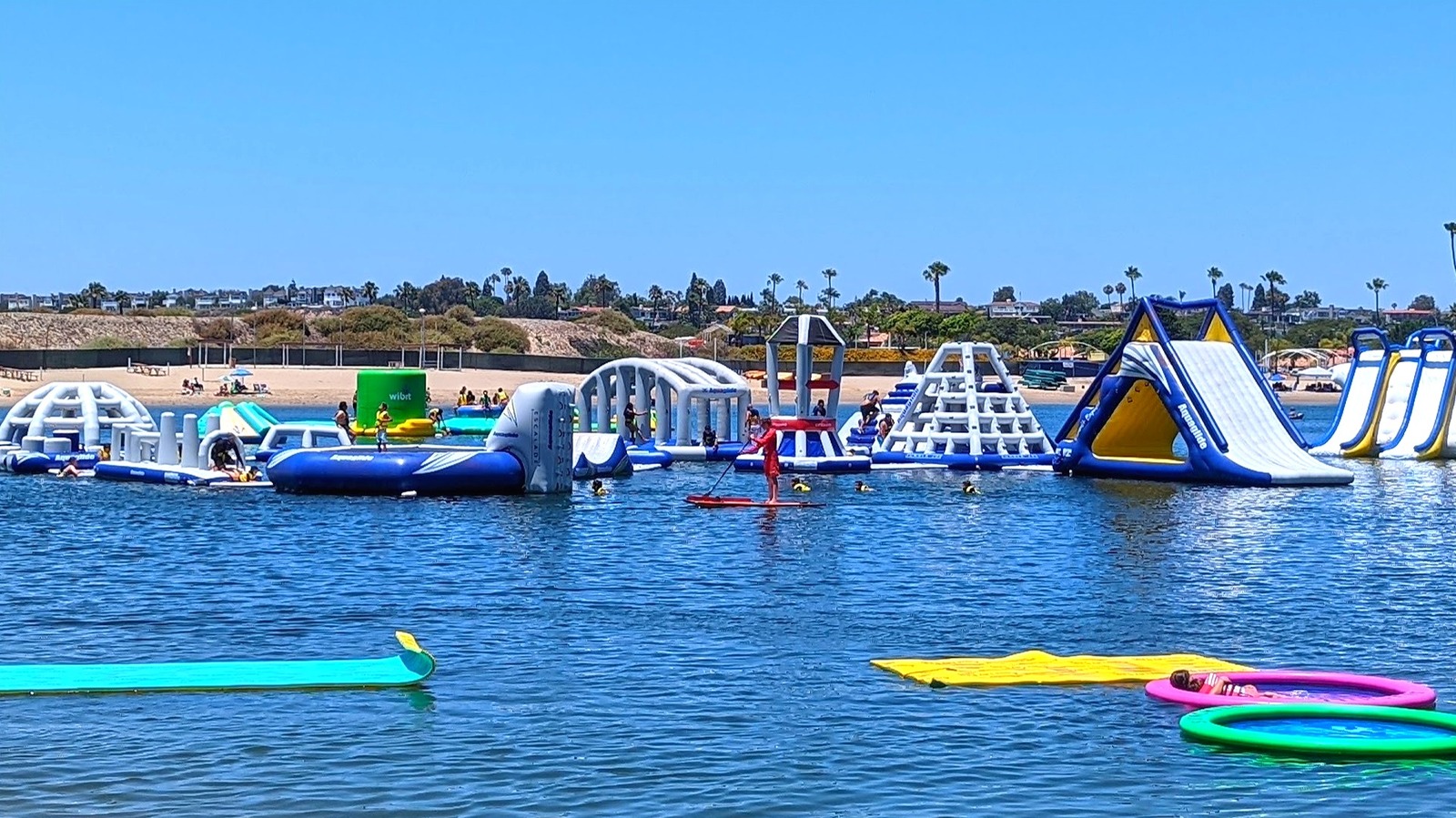 Between LA And San Diego Is A Coastal Resort With A Huge Floating, Inflatable Water Park

