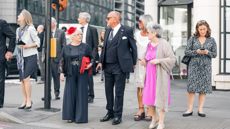 stylish people in London