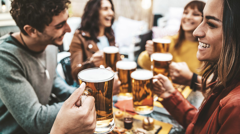 happy people at pub