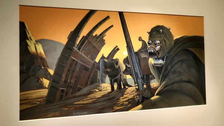 Ralph McQuarrie's Tusken Raider original concept art.