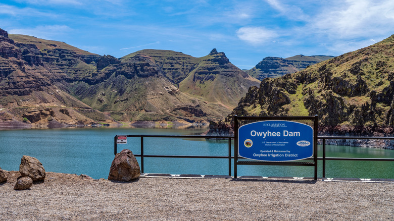 Owyhee Dam in Oregon