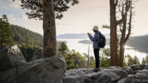 This Hiking Trail Along Lake Tahoe Connects Two Of California's Scenic State Parks

