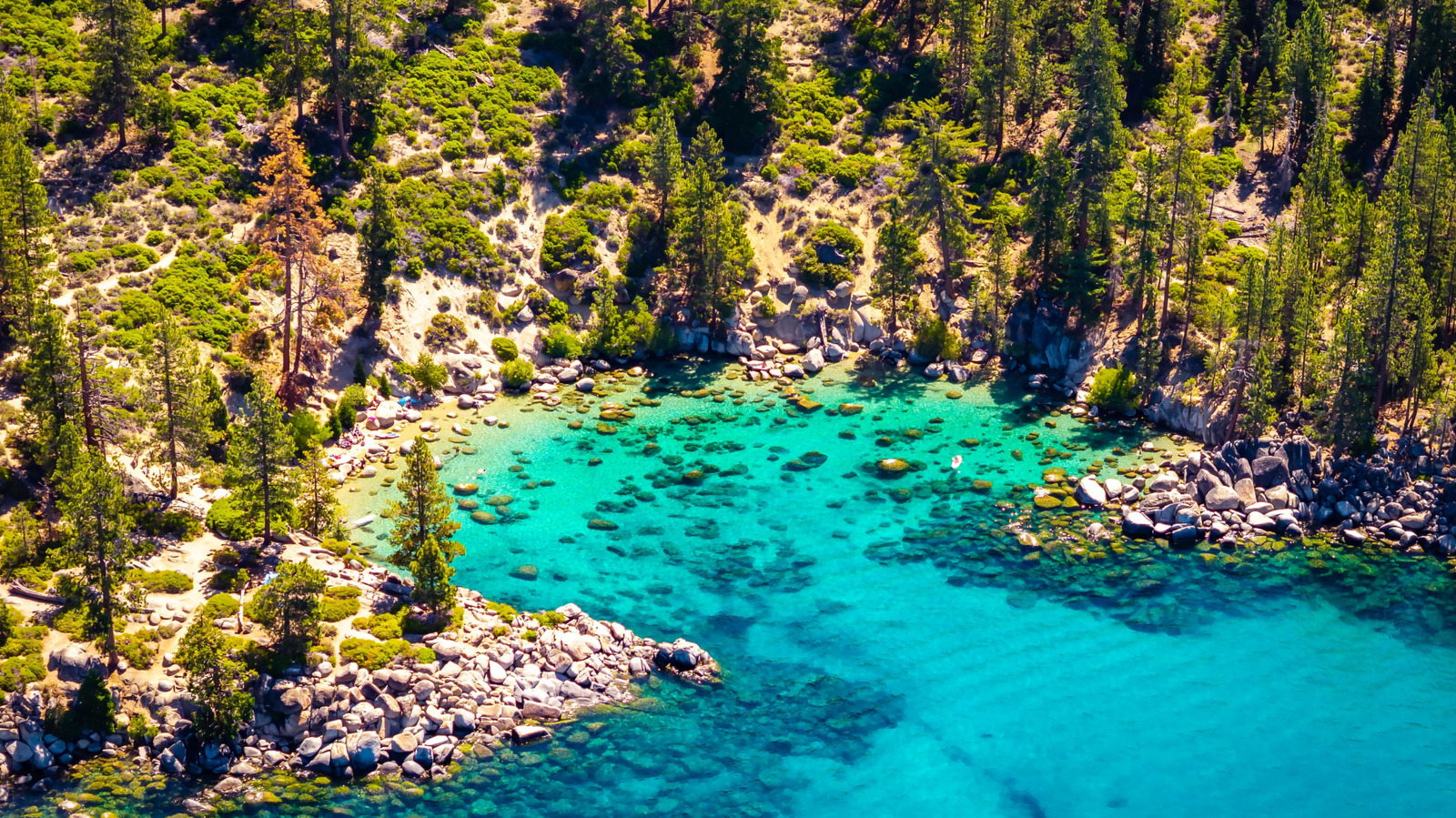 Lake Tahoe's Secret Beach Offers Secluded Swimming With Scenic Views

